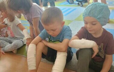 Niecodzienne spotkanie w Promykach 10