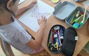 Realizacja projektu edukacyjnego FA-LA-MI w Nutkach - Lato &ndash; paluszkami malowane  2