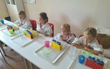 Warsztaty naukowe w Juniorze Odkrywcy - Oddział VI Nutki  2