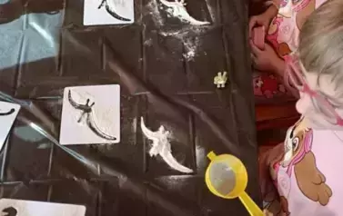 Dino.. dino.. dinozaury - tydzień z dinozaurami oddział III Motyle 46