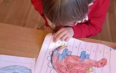 Dino.. dino.. dinozaury - tydzień z dinozaurami oddział III Motyle 161