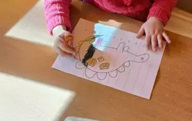 Dino.. dino.. dinozaury - tydzień z dinozaurami oddział III Motyle 181
