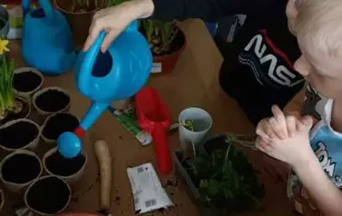 Poznajemy pierwsze oznaki wiosny - Oddział Motyle 12