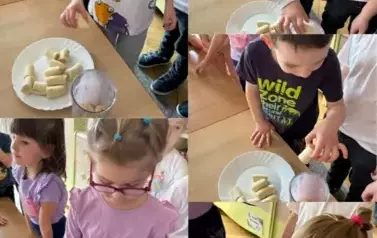 Oddział II Biedronki- wykonanie pierwszego zadania z projektu Edukacyjnego 20 krok&oacute;w do lata 3