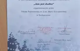 Gratulacje dla RozaliI z oddziału VII Zuchy  1