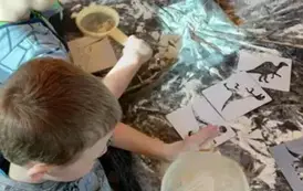 Dino.. dino.. dinozaury - tydzień z dinozaurami oddział III Motyle 32