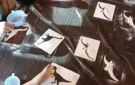 Dino.. dino.. dinozaury - tydzień z dinozaurami oddział III Motyle 47