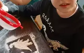 Dino.. dino.. dinozaury - tydzień z dinozaurami oddział III Motyle 49