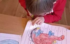 Dino.. dino.. dinozaury - tydzień z dinozaurami oddział III Motyle 161