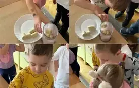 Oddział II Biedronki- wykonanie pierwszego zadania z projektu Edukacyjnego 20 krok&oacute;w do lata 5