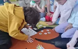 Realizacja projektu &bdquo; Literki w akcji&rdquo; w oddziale VII Zuchy  11
