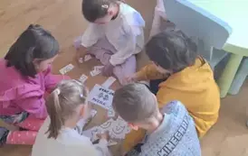 Realizacja projektu &bdquo; Literki w akcji&rdquo; w oddziale VII Zuchy  12