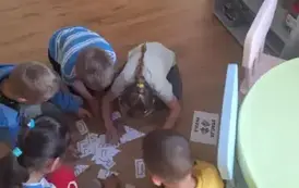 Realizacja projektu &bdquo; Literki w akcji&rdquo; w oddziale VII Zuchy  16
