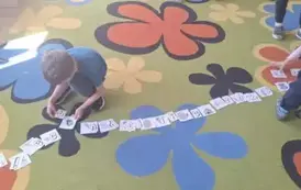 Realizacja projektu &bdquo; Literki w akcji&rdquo; w oddziale VII Zuchy  19