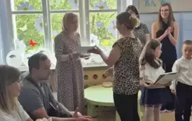 Uroczyste zakończenie roku w oddziale VII Zuchach  6