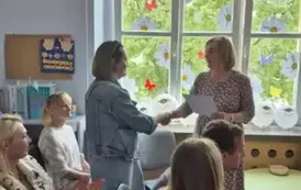 Uroczyste zakończenie roku w oddziale VII Zuchach  7