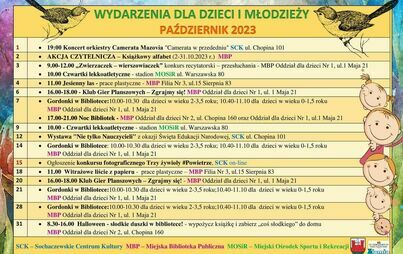 Wydarzenia dla dzieci i młodzieży