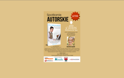 Zdjęcie do Spotkanie autorskie z p. Bożeną Gąsior